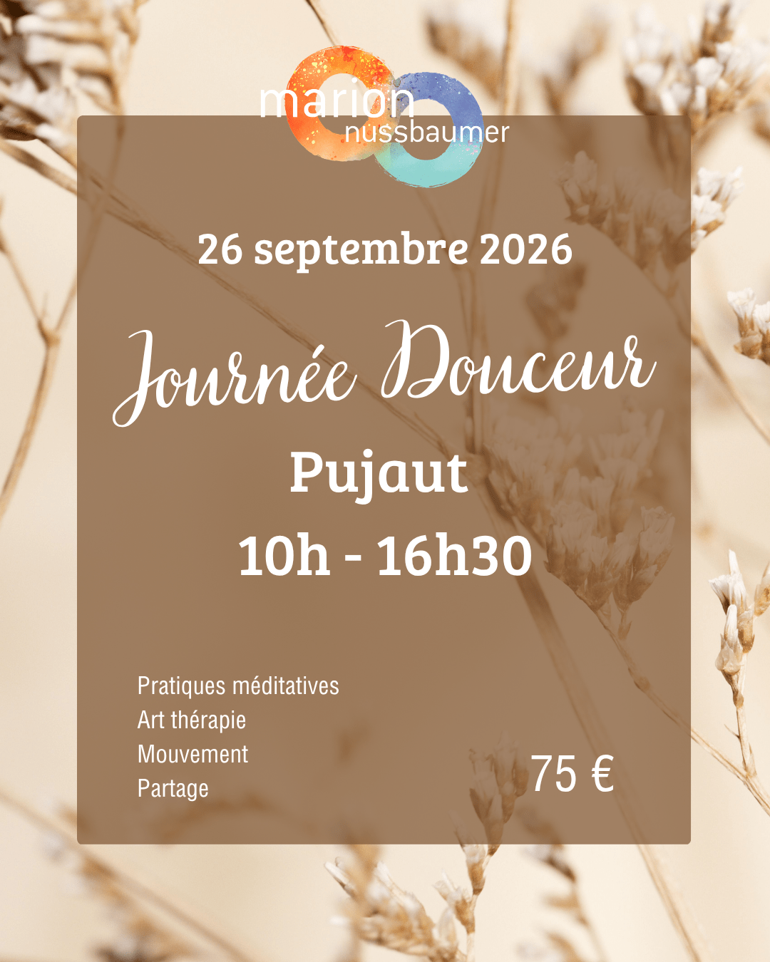 26/09 – Journée Douceur à&nbsp;Pujaut